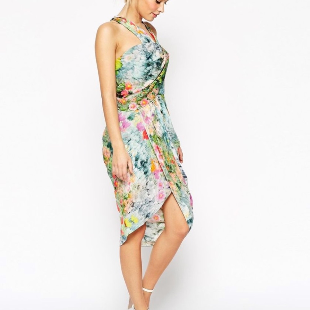 ASOS Colorful Asymmetrical Dress